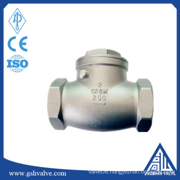ANSI cf8m stainless steel swing check valve